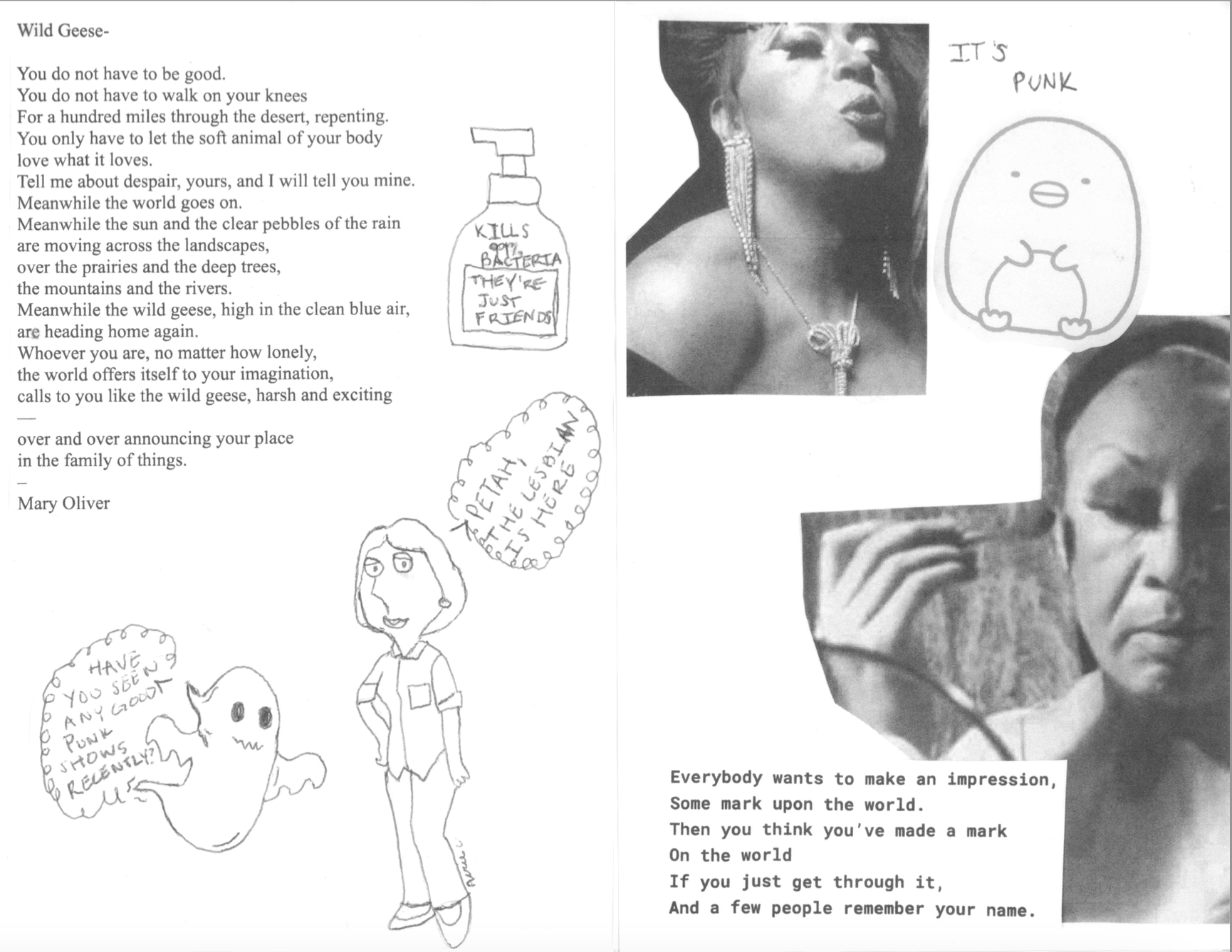 Page 4 of Avrie&rsquo;s zine