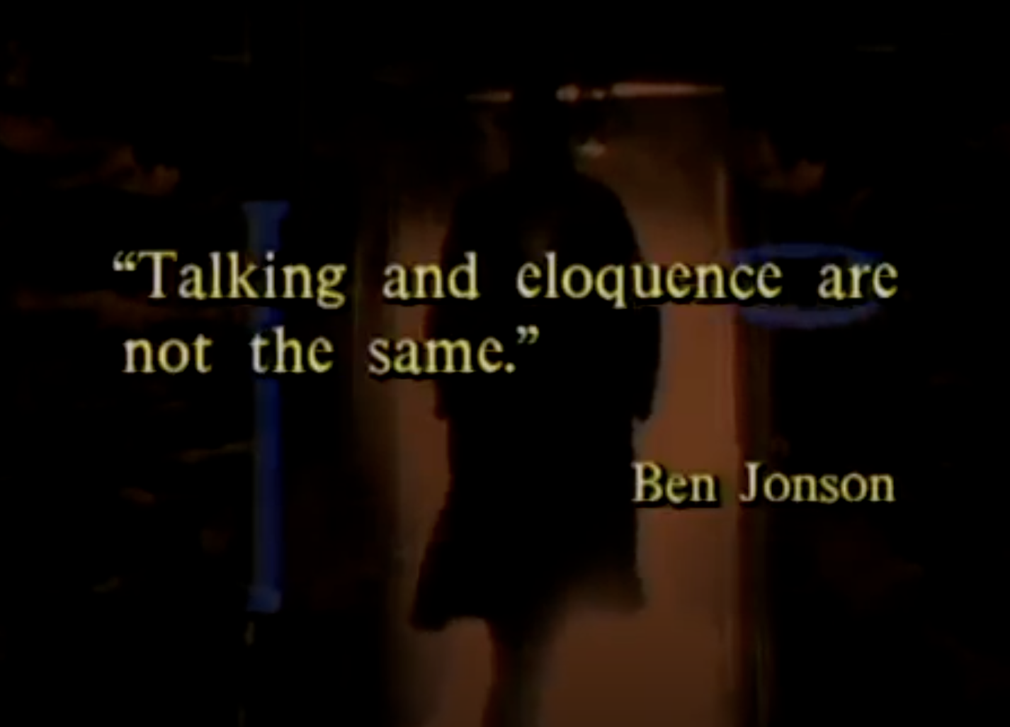 Quotes like these frame each short film in the anthology