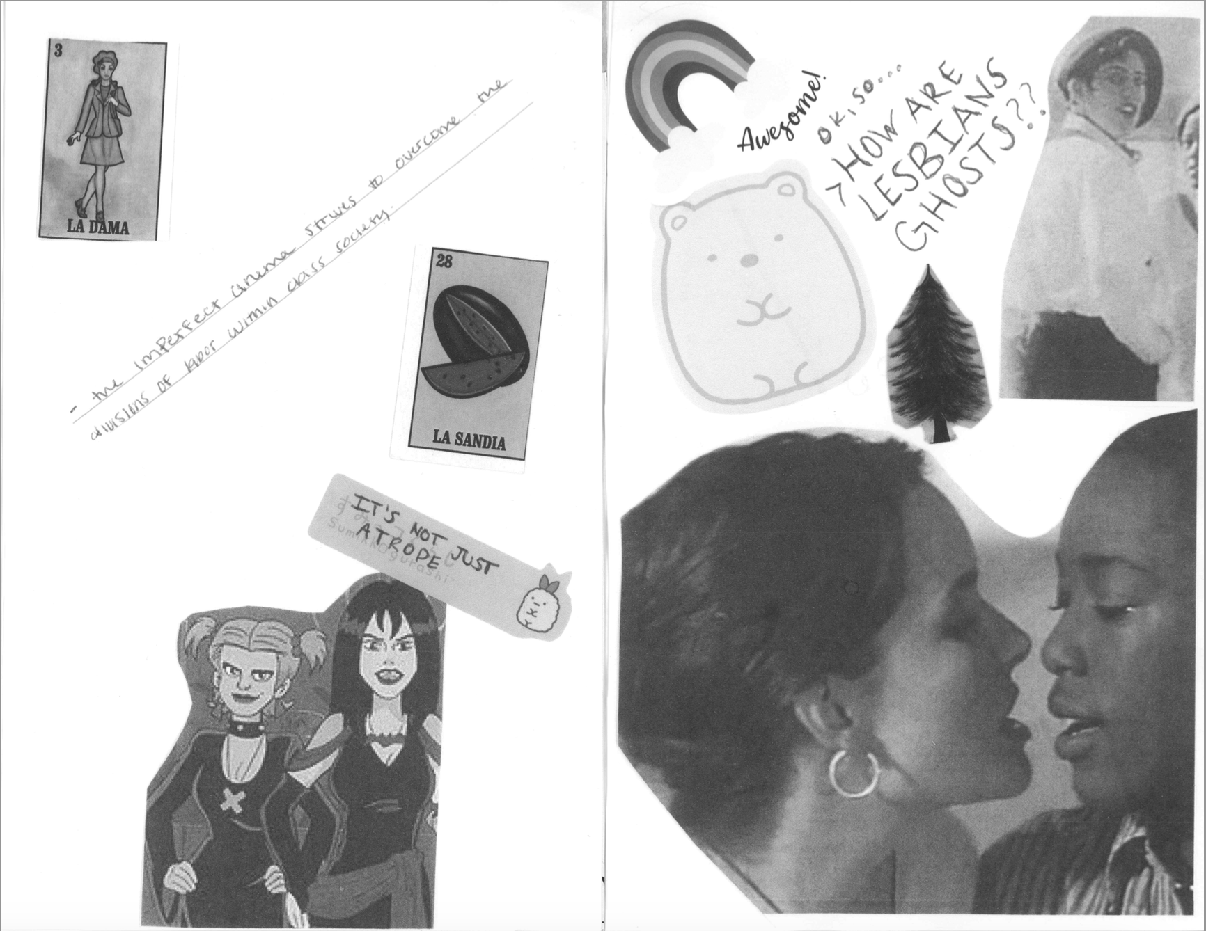 Page 1 of Avrie&rsquo;s zine